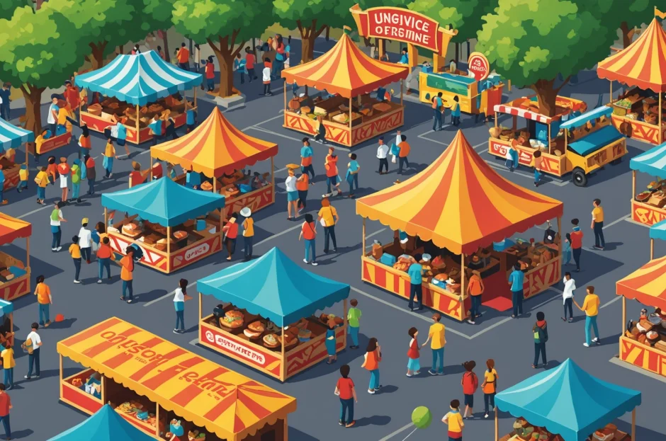 Atrações diferentes para eventos